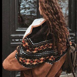 Vegan Leather Bomber Jacket